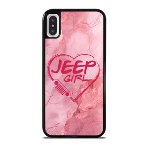 JEEP GIRL LOGO LOVE MARBLE iPhone X / XS Case Cover