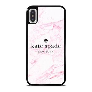KATE SPADE NEW YORK LOGO PINK MARBLES iPhone X / XS Case Cover