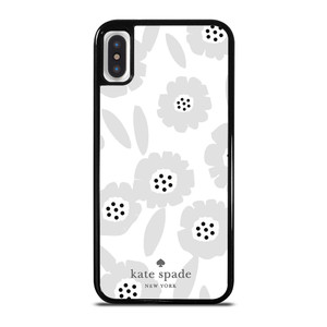 KATE SPADE NEW YORK LOGO WHITE FLOWER iPhone X / XS Case Cover