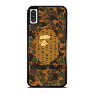 MCM MICHAEL CROMER MUNICH BATHING APE CAMO iPhone X / XS Case Cover