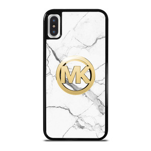 MICHAEL KORS MK LOGO ON MARBLE iPhone X / XS Case Cover