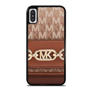 MK MICHAEL KORS LOGO BROWN BAG iPhone X / XS Case Cover