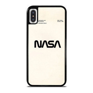 NASA LOGO WHITEI CON iPhone X / XS Case Cover