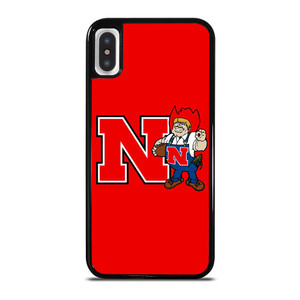 NEBRASKA HUSKERS ICON UNIVERSITY FOOTBALL LOGO iPhone X / XS Case Cover