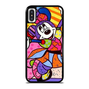 ROMERO BRITTO MINNIE MOUSE ART iPhone X / XS Case Cover