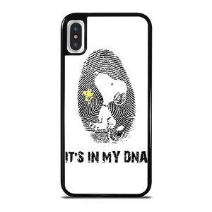 SNOOPY THE PEANUTS FINGER PRINT MY DNA iPhone X / XS Case Cover
