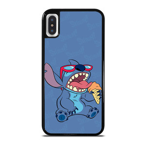 STITCH DISNEY CARTOON ICE CREAM iPhone X / XS Case Cover