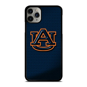 AUBRUN TIGERS FOOTBALL UNIVERSITY TEAM LOGO BLUE iPhone 11 Pro Max Case Cover