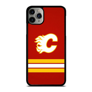 CALGARY FLAMES LOGO NHL HOCKEY TEAM ICON iPhone 11 Pro Max Case Cover
