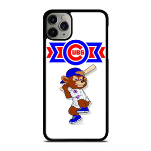 CHICAGO CUBS LOGO BASEBALL TEAM MASCOT iPhone 11 Pro Max Case Cover