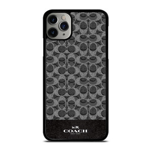COACH NEW YORK LOGO DARK GREY iPhone 11 Pro Max Case Cover