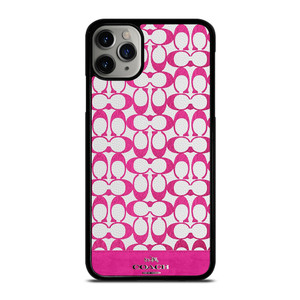 COACH NEW YORK LOGO PATTERN PINK EMBLEM iPhone 11 Pro Max Case Cover COACH NEW YORK LOGO PATTERN PINK EMBLEM iPhone 11 Pro Max Case Cover