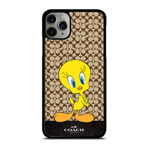 COACH NEW YORK LOGO TWEETY BIRD iPhone 11 Pro Max Case Cover COACH NEW YORK LOGO TWEETY BIRD iPhone 11 Pro Max Case Cover