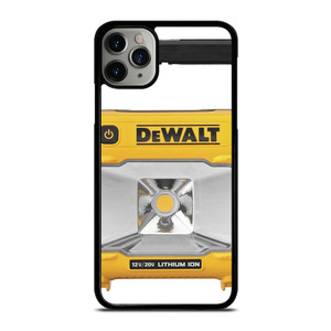 DEWALT TOOL LOGO LED WORK LIGHT iPhone 11 Pro Max Case Cover
