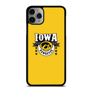 IOWA HAWKEYES LOGO UNIVERSITY BASKETBALL TEAM iPhone 11 Pro Max Case Cover