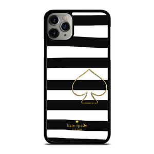 KATE SPADE NEW YORK BLACK STRIPES iPhone 11 Pro Max Case Cover