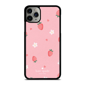 KATE SPADE NEW YORK LOGO STRAWBERRIES iPhone 11 Pro Max Case Cover