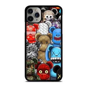 KAWS COLLAGE ICON BRANDS LOGO iPhone 11 Pro Max Case Cover