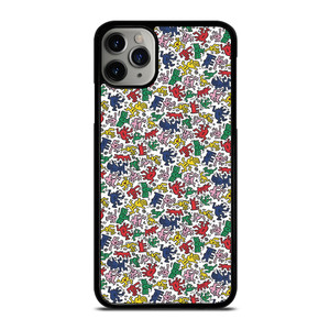 KEITH HARING ART COLORFUL FIGURES iPhone 11 Pro Max Case Cover