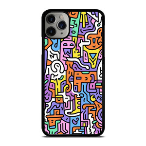 KEITH HARING ART COLORFUL STYLE iPhone 11 Pro Max Case Cover