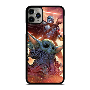 MANDALORIAN AND BABY YODA STAR WARS iPhone 11 Pro Max Case Cover