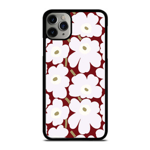 MARIMEKO HERITAGE WHITE RED FLOWER iPhone 11 Pro Max Case Cover