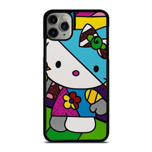 ROMERO BRITTO HELLO KITTY ART iPhone 11 Pro Max Case Cover