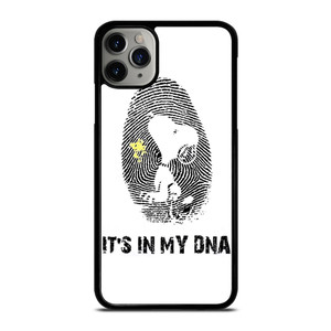 SNOOPY THE PEANUTS FINGER PRINT MY DNA iPhone 11 Pro Max Case Cover