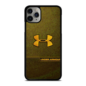 UNDER ARMOUR LOGO EMBROIDERY YELLOW iPhone 11 Pro Max Case Cover