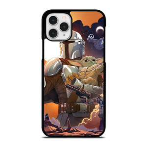 BABY YODA AND MANDALORIAN STAR WARS iPhone 11 Pro Case Cover