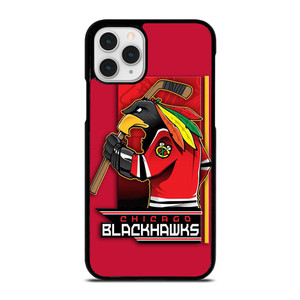 CHICAGO BLACKHAWKS HOCKEY TEAM LOGO MASCOT iPhone 11 Pro Case Cover