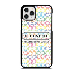 COACH NEW YORK LOGO AMERICAN LEGACY COLORFUL PATTERN iPhone 11 Pro Case Cover