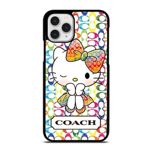 COACH NEW YORK LOGO CUTE HELLO KITTY iPhone 11 Pro Case Cover COACH NEW YORK LOGO CUTE HELLO KITTY iPhone 11 Pro Case Cover