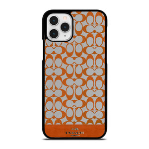 COACH NEW YORK LOGO PATTERN ORANGE EMBLEM iPhone 11 Pro Case Cover