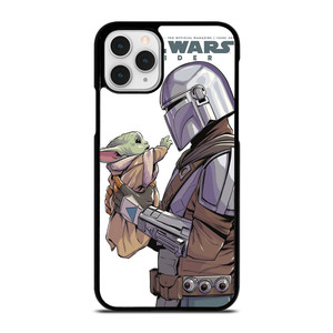 MANDALORIAN AND BABY YODA STAR WARS INSIDER iPhone 11 Pro Case Cover