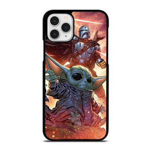 MANDALORIAN AND BABY YODA STAR WARS iPhone 11 Pro Case Cover MANDALORIAN AND BABY YODA STAR WARS iPhone 11 Pro Case Cover