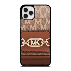 MK MICHAEL KORS LOGO BROWN BAG iPhone 11 Pro Case Cover
