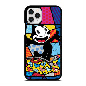 ROMERO BRITTO FELIX THE CAT ART iPhone 11 Pro Case Cover