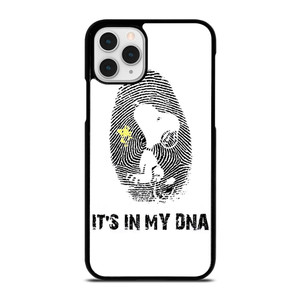 SNOOPY THE PEANUTS FINGER PRINT MY DNA iPhone 11 Pro Case Cover