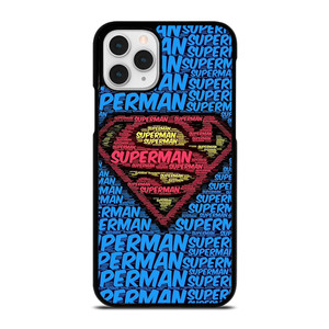 SUPERMAN TYPOGRAPHY LOGO iPhone 11 Pro Case Cover