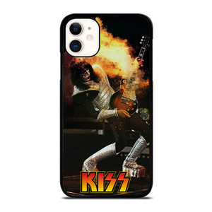 ACE FREHLEY KISS GUITAR FIRE iPhone 11 Case Cover