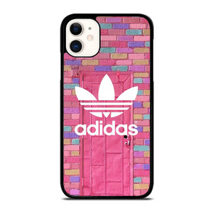 ADIDAS LOGO PINK WALL iPhone 11 Case Cover ADIDAS LOGO PINK WALL iPhone 11 Case Cover