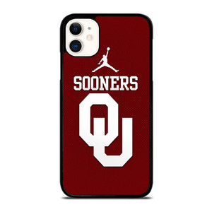 AIR JORDAN OKLAHOMA SOONERS UNIVERSITY FOOTBALL TEAM LOGO iPhone 11 Case Cover AIR JORDAN OKLAHOMA SOONERS UNIVERSITY FOOTBALL TEAM LOGO iPhone 11 Case Cover