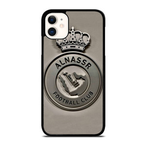 AL NASSR FOOTBALL LOGO METAL ICON iPhone 11 Case Cover