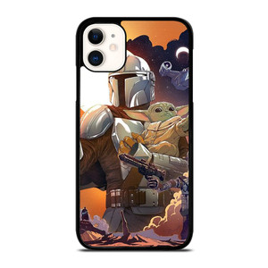 BABY YODA AND MANDALORIAN STAR WARS iPhone 11 Case Cover