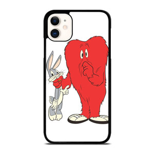 BUGS BUNNY AND GOSSAMER CARTOON iPhone 11 Case Cover BUGS BUNNY AND GOSSAMER CARTOON iPhone 11 Case Cover