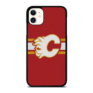 CALGARY FLAMES HOCKEY TEAM LOGO iPhone 11 Case Cover