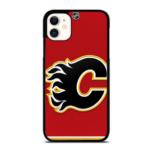CALGARY FLAMES NHL HOCKEY TEAM LOGO iPhone 11 Case Cover CALGARY FLAMES NHL HOCKEY TEAM LOGO iPhone 11 Case Cover