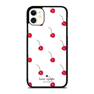 KATE SPADE NEW YORK LOGO CHERRIES iPhone 11 Case Cover