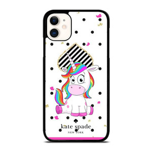 KATE SPADE NEW YORK LOGO CUTE UNICORN iPhone 11 Case Cover